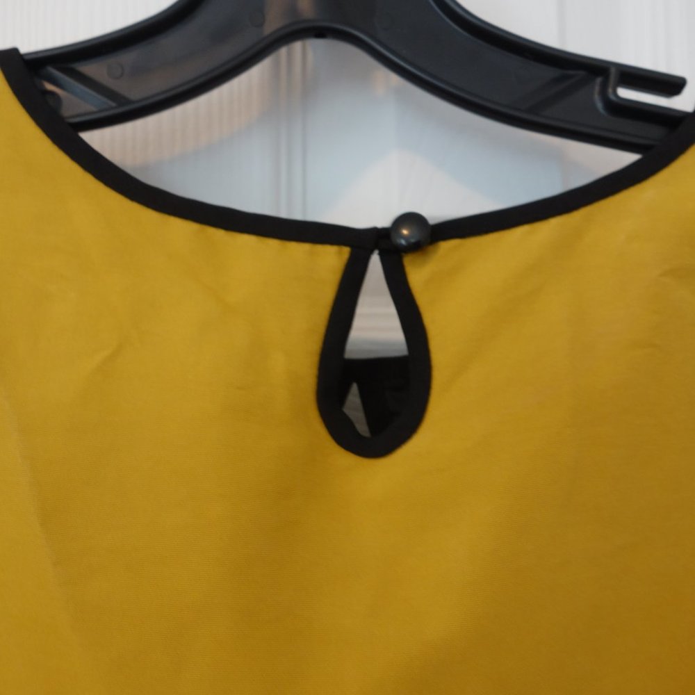 Kate Spade New York yellow RAINEY Fit flare dress - Picture 4 of 8